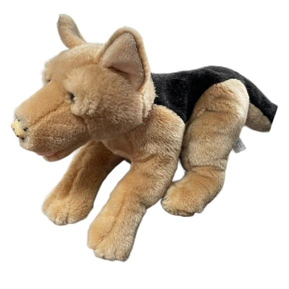 Vintage Toys R Us Animal Alley German Shepherd Plush Dog Pup 2000 Stuffed 16” - Picture 1 of 10